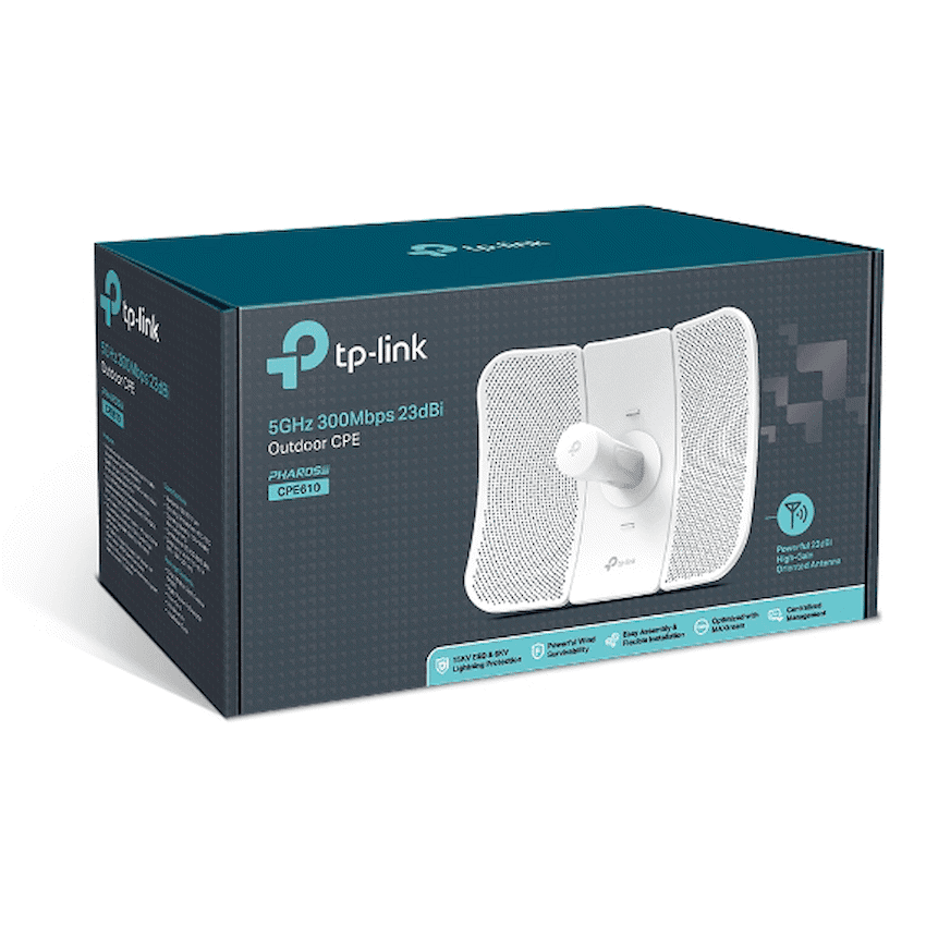 TP-Link CPE610 5GHz 300Mbps 23dBi Outdoor CPE 4