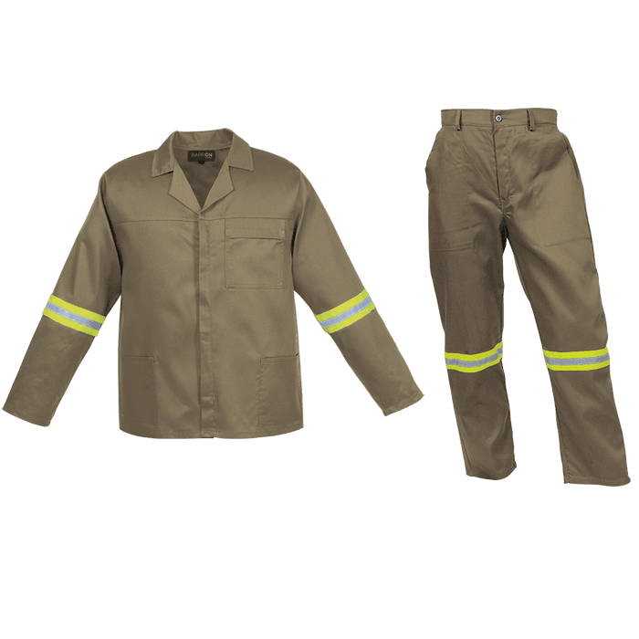 Barron Budget Poly Cotton Conti Suit with Reflective 5