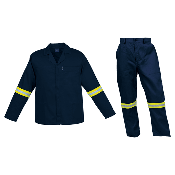 Barron Budget Poly Cotton Conti Suit with Reflective 6