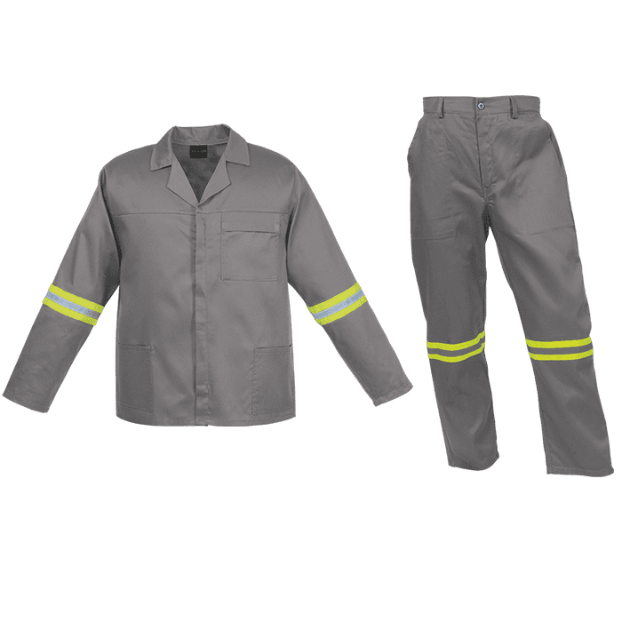 Barron Budget Poly Cotton Conti Suit with Reflective 8