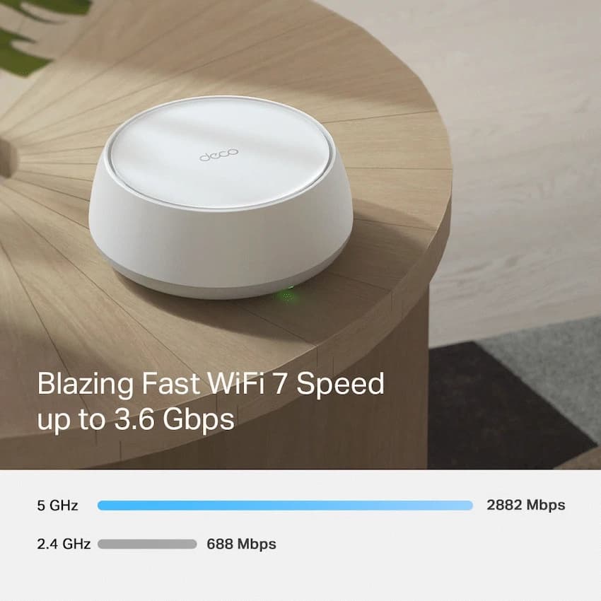 TP-Link Deco BE25 (1-Pack) BE3600 Whole Home Mesh Wi-Fi 7 System 3