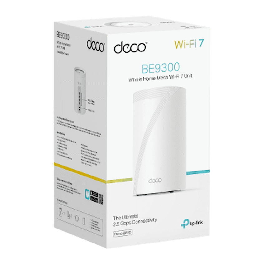 TP-Link Deco BE65 (2-Pack) BE9300 Whole Home Mesh Wi-Fi 7 System 7