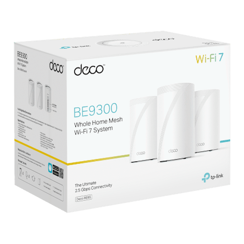 TP-Link Deco BE65 (3-Pack) BE9300 Whole Home Mesh Wi-Fi 7 System 3