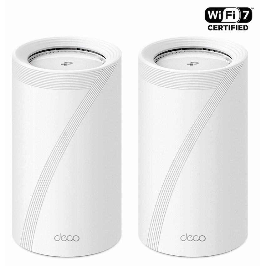 TP-Link Deco BE85 (2-Pack) BE19000 Tri-Band Whole Home Mesh Wi-Fi 7 System 1