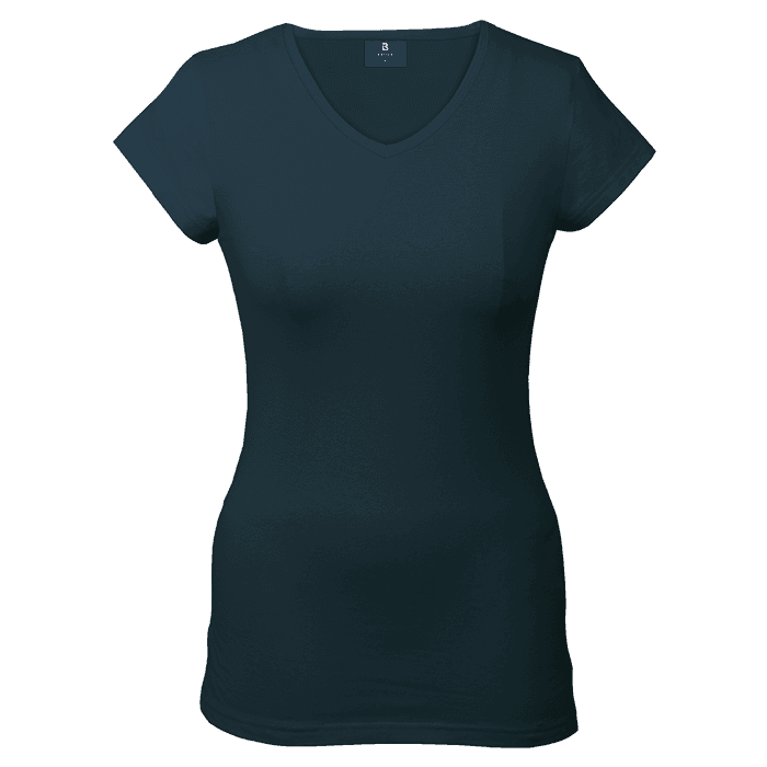170g Essential V-Neck Slim Fit Ladies 3