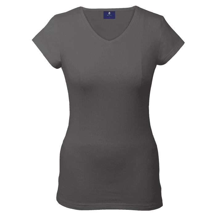 170g Essential V-Neck Slim Fit Ladies 4