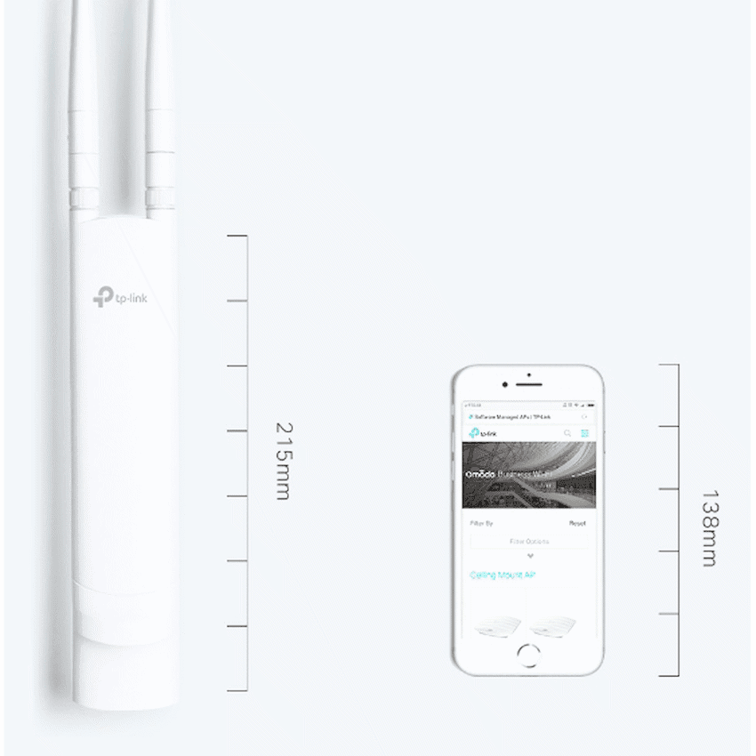 TP-Link EAP110-OUTDOOR 300Mbps Wireless N Outdoor Access Point 5