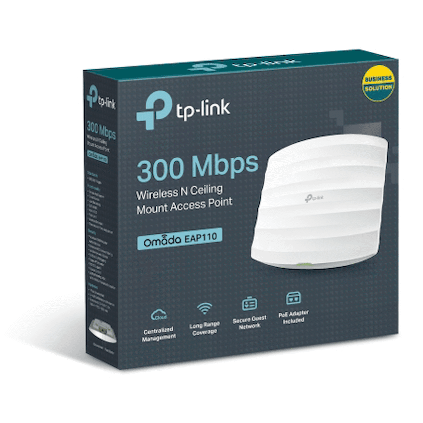 TP-Link EAP110 N300 Single Band Ceiling Mount Access Point 5
