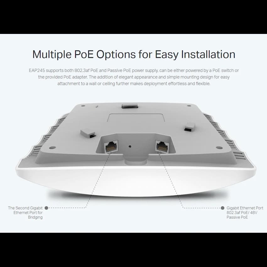 TP-Link EAP245 AC1750 Dual-Band Ceiling-Mount Access Point 6