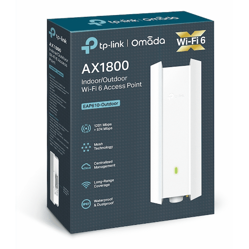 TP-Link EAP610 AX1800 Indoor/Outdoor Wi-Fi 6 Access Point 2