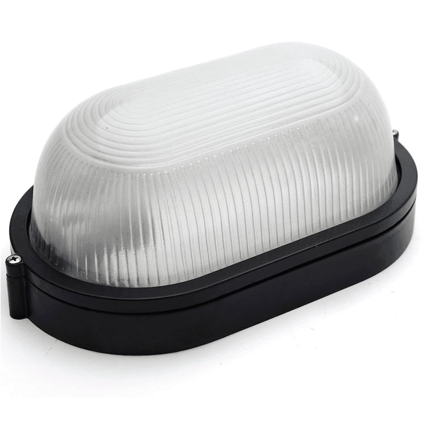 Ellies Illume Series - AC Oval Bulkhead - Aluminium + Glass - E27 Base 9