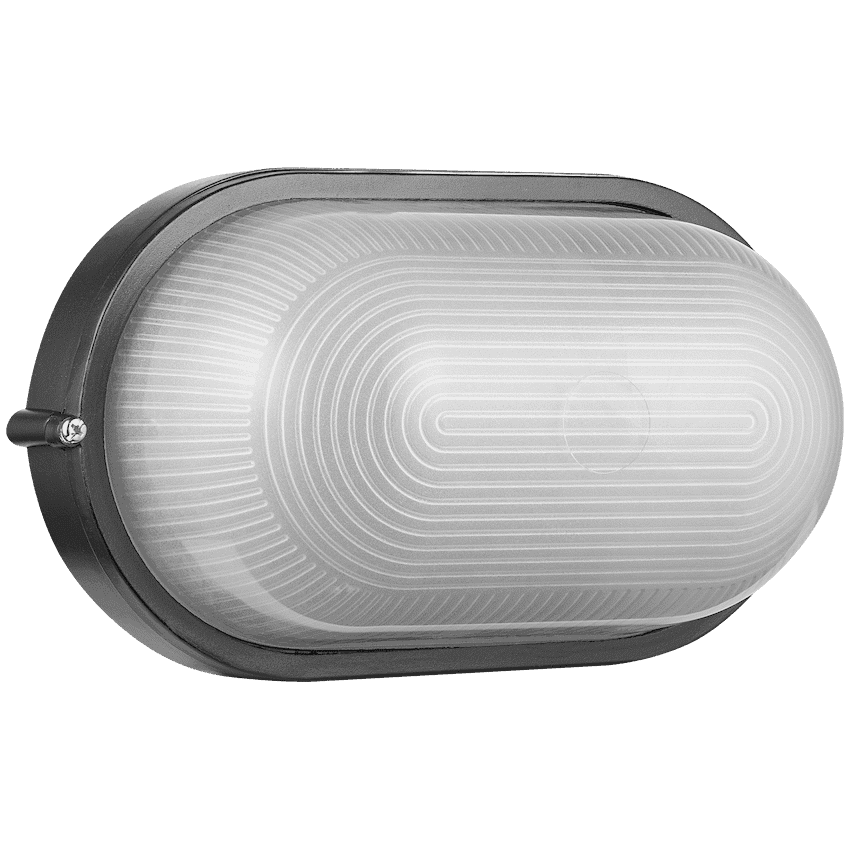 Ellies Illume Series - AC Oval Bulkhead - Aluminium + Glass - E27 Base 1