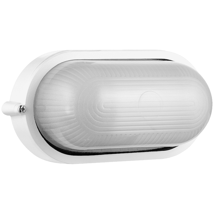 Ellies Illume Series - AC Oval Bulkhead - Aluminium + Glass - E27 Base 2