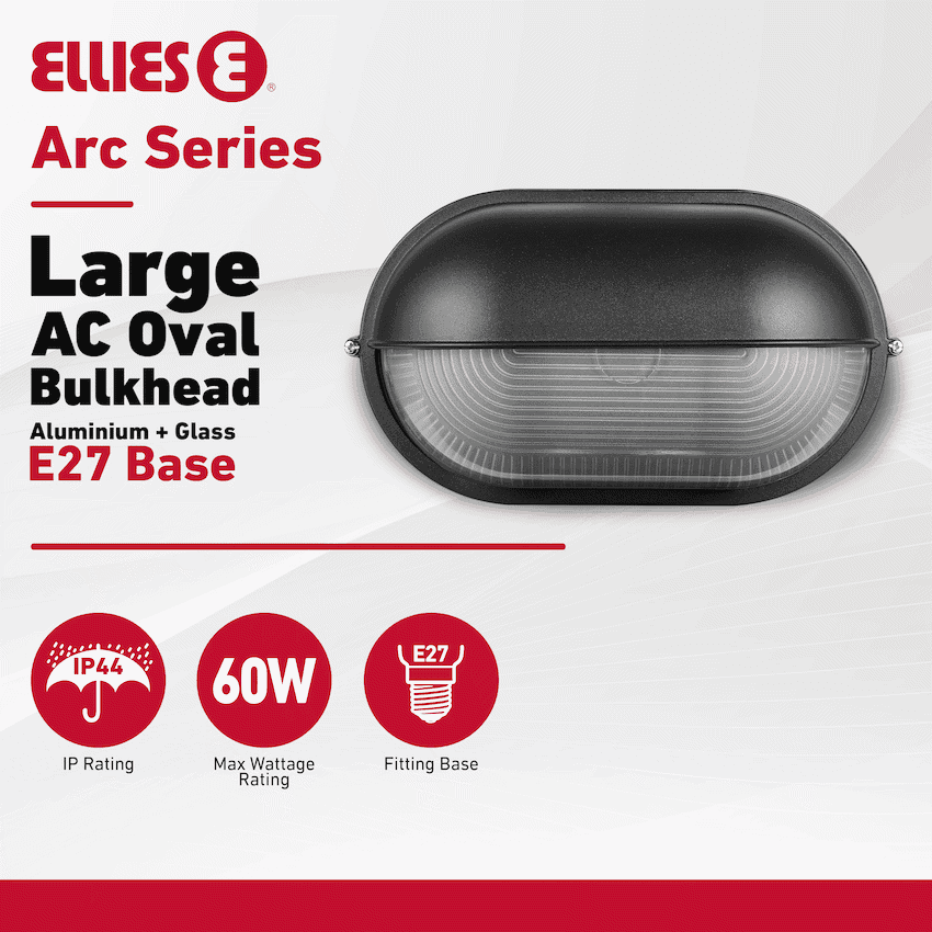 Ellies Arc Series - Large AC Oval Bulkheads - Aluminium + Glass 3