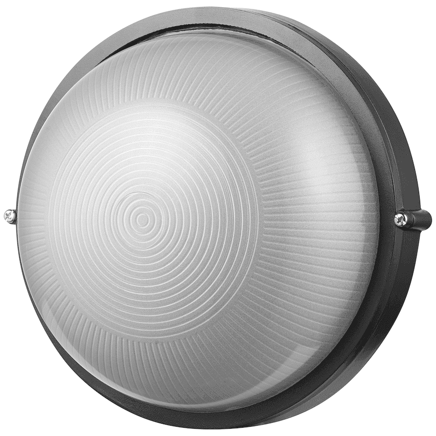 Ellies Illume Series - Large AC Round Bulkhead - Aluminium + Glass 3