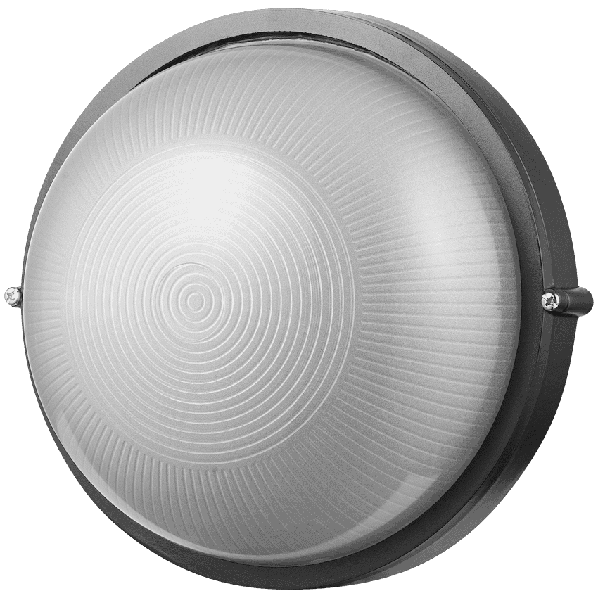 Ellies Illume Series - Large AC Round Bulkhead - Aluminium + Glass 8