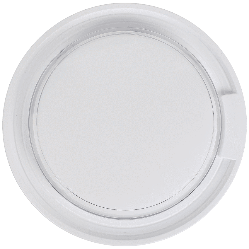 Ellies Cresent Series AC 24W Round LED Bulkhead - PC 6