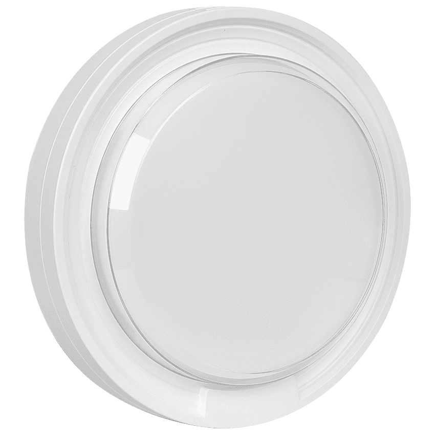 Ellies Cresent Series AC 24W Round LED Bulkhead - PC 2