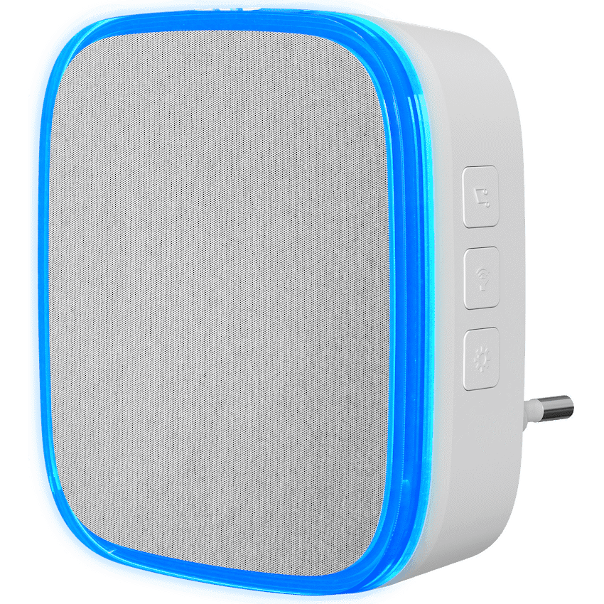 Ellies Secure Series - Wireless Kinetic Doorbell - AC Receiver and Kinetic transmitter - WT 4
