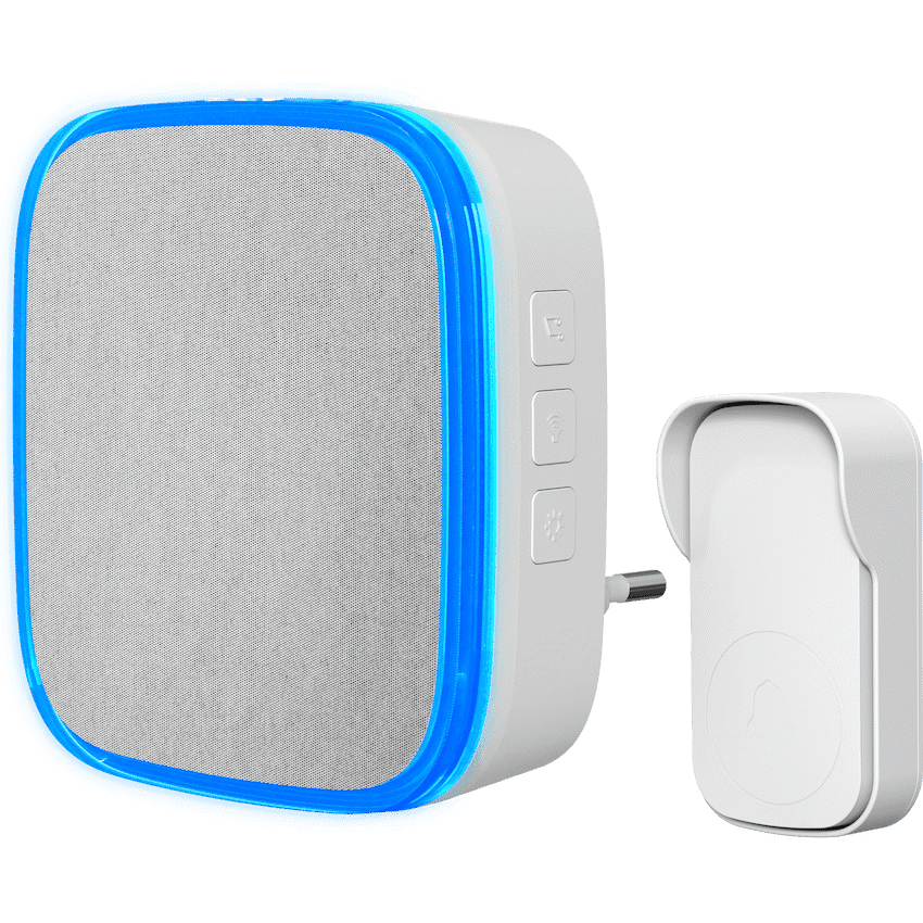 Ellies Secure Series - Wireless Kinetic Doorbell - AC Receiver and Kinetic transmitter - WT