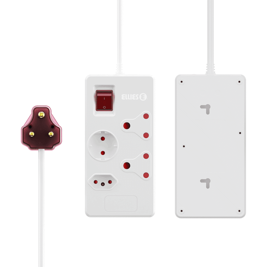 Ellies 4 way High Surge Multiplug 0.5M - WT 6