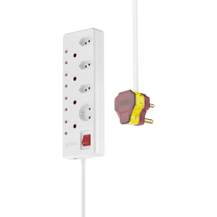Ellies 8-Way High Surge Multiplug 0.5m - WT 3