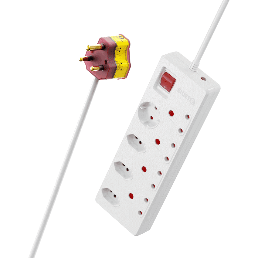 Ellies 8-Way High Surge Multiplug 0.5m - WT 5