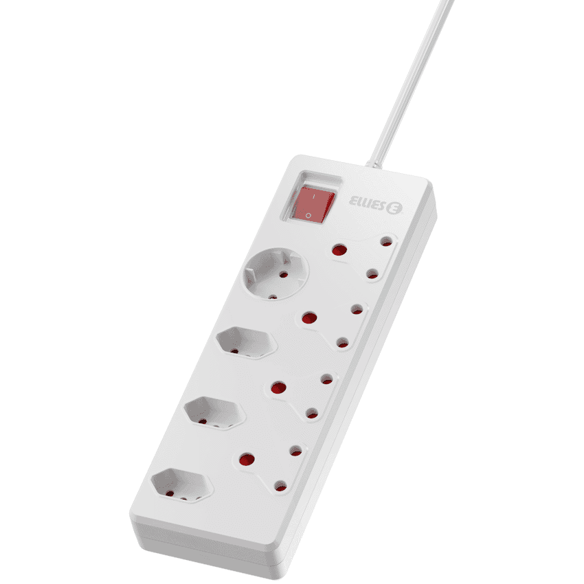 Ellies 8-Way High Surge Multiplug 0.5m - WT 7