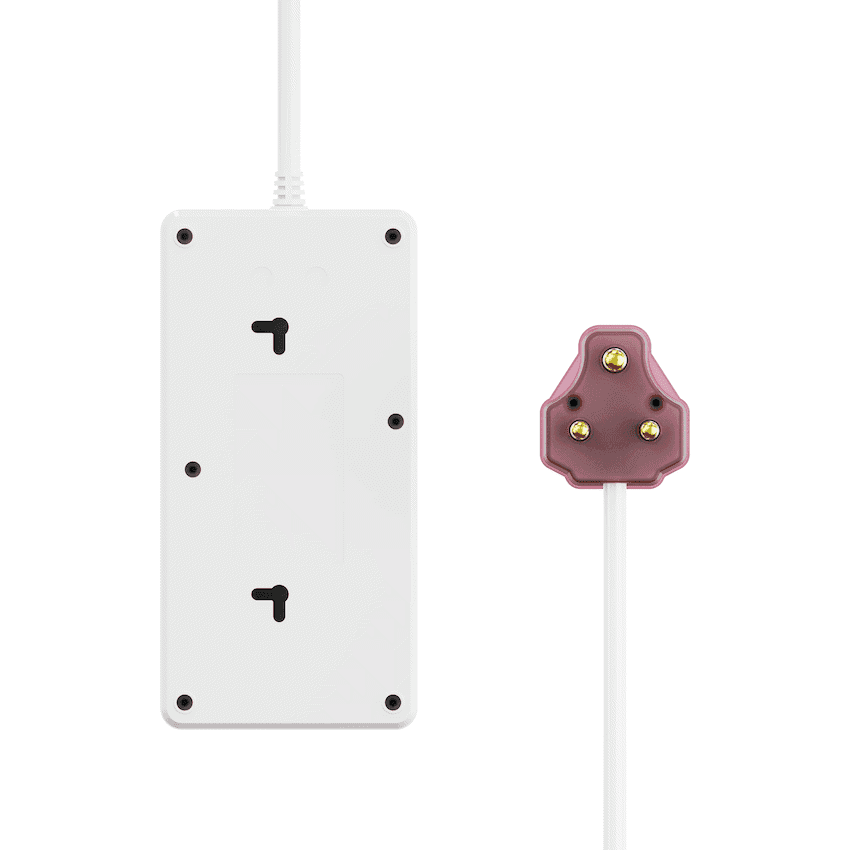 Ellies High Surge 4 Way Multi-plug PD20W Dual USB-C + USB - 0.5M - WT 2