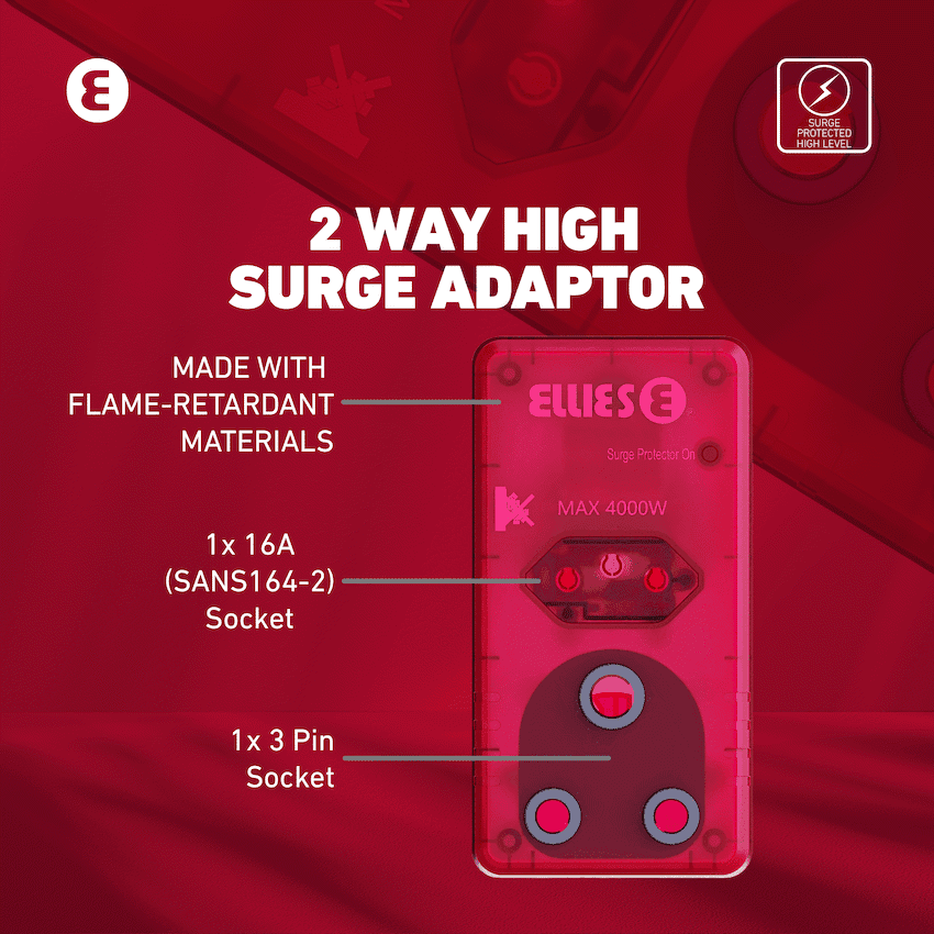 Ellies 2 Way High Surge Adaptor - RD 5