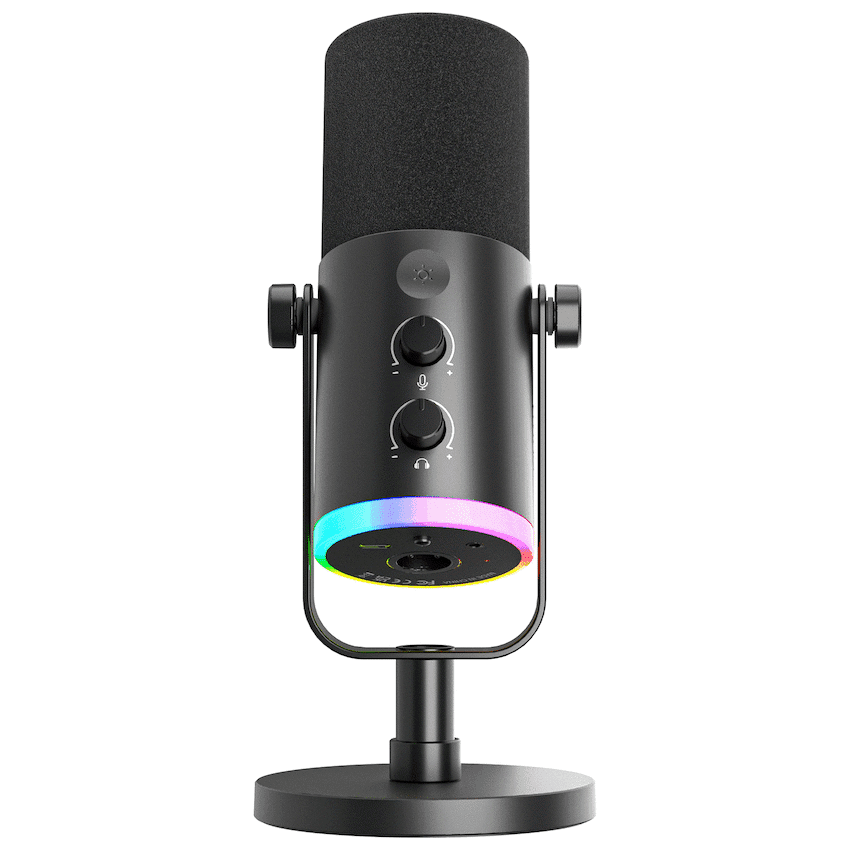 Fifine AM8 NEO RGB Dual Port Microphone with Stand 1