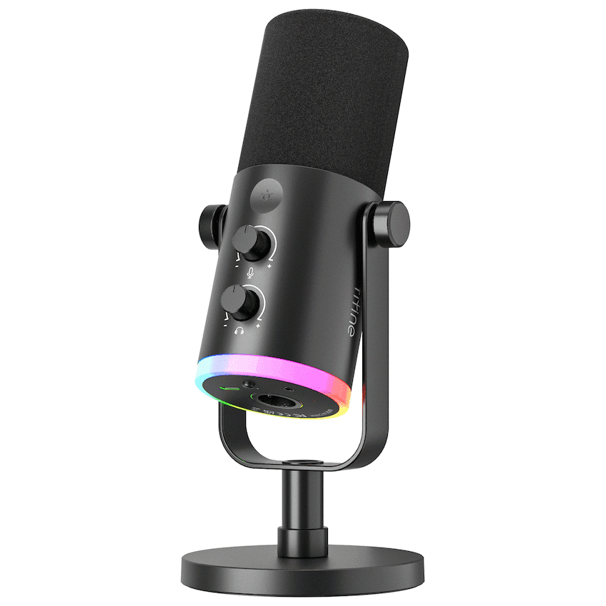 Fifine AM8 NEO RGB Dual Port Microphone with Stand 2