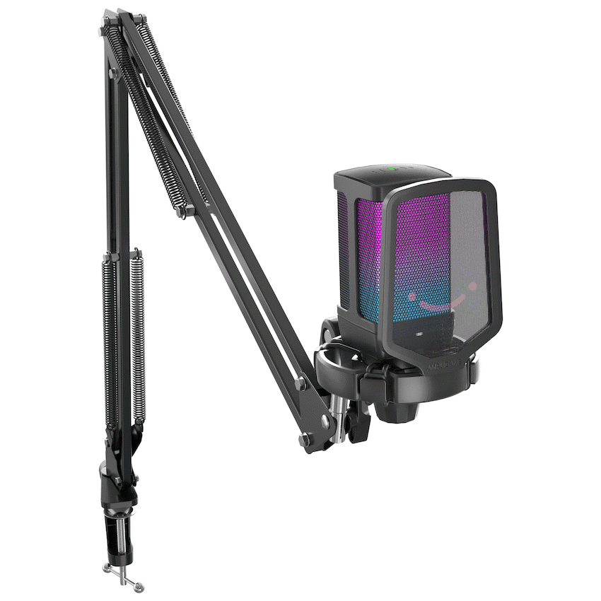 Fifine Q6T Microphone with Pop Filter and Shock Mount Kit 3