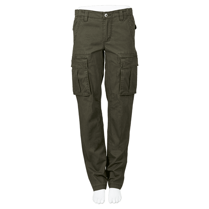 Heritage Slim Fit Cargo Trousers Ladies 3