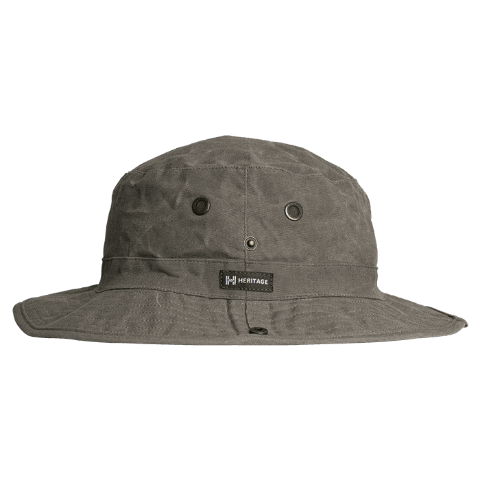 Heritage Washed Oil Skin Outdoor Hat 2