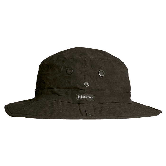 Heritage Washed Oil Skin Outdoor Hat 3