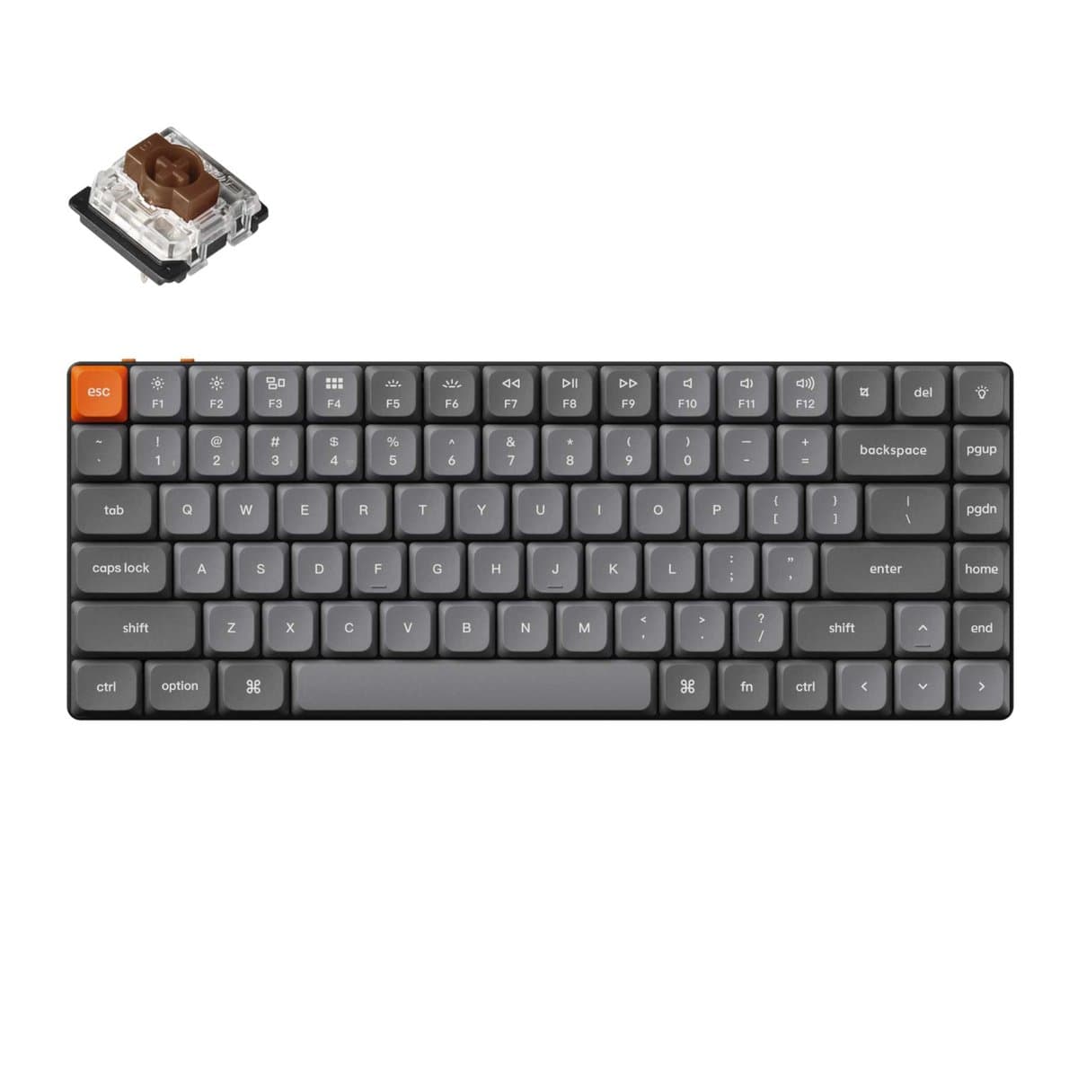 Keychron K3 Max QMK/VIA Wireless 75% Custom Mechanical Keyboard | BROWN Switches 1