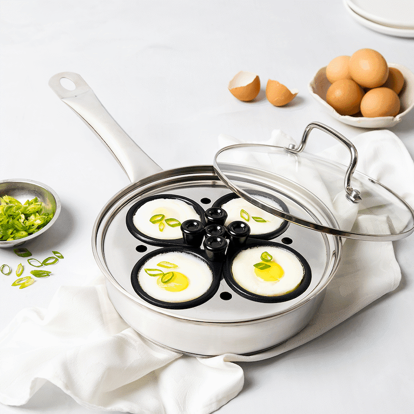 Legend Prof Chef 20cm 4 cup Egg Poacher 5