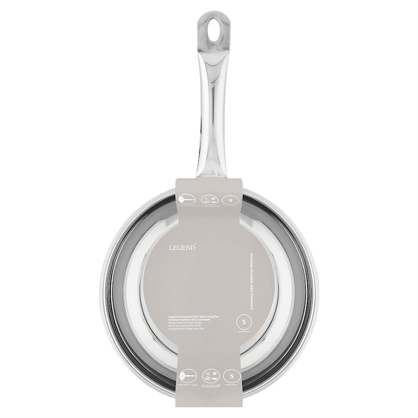 Legend Prof Chef 24cm Stainless Steel Frying Pan 2