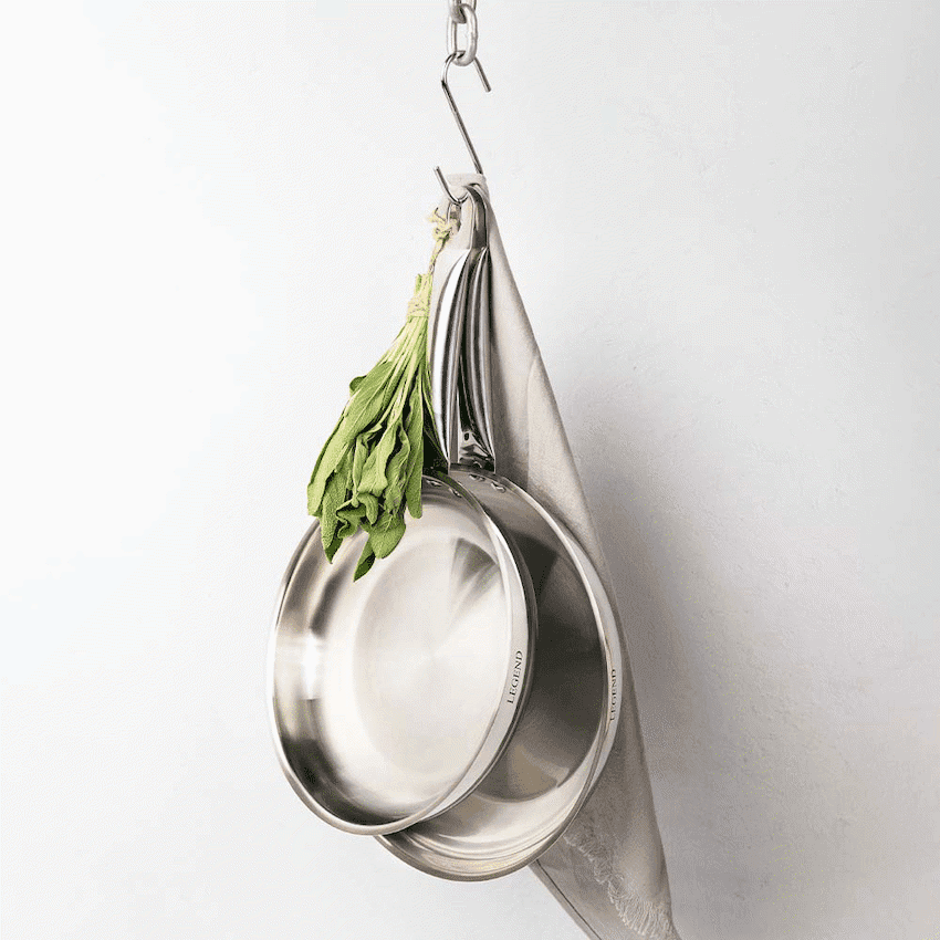 Legend Prof Chef 24cm Stainless Steel Frying Pan 4