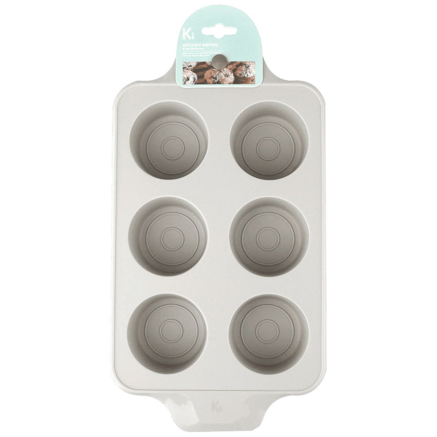 Kitchen Inspire 6 Cup Muffin Pan 3