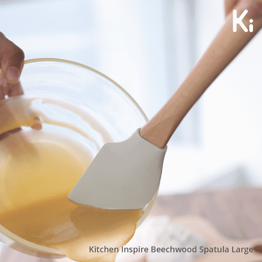 Kitchen Inspire Beechwood Spatula Large 2