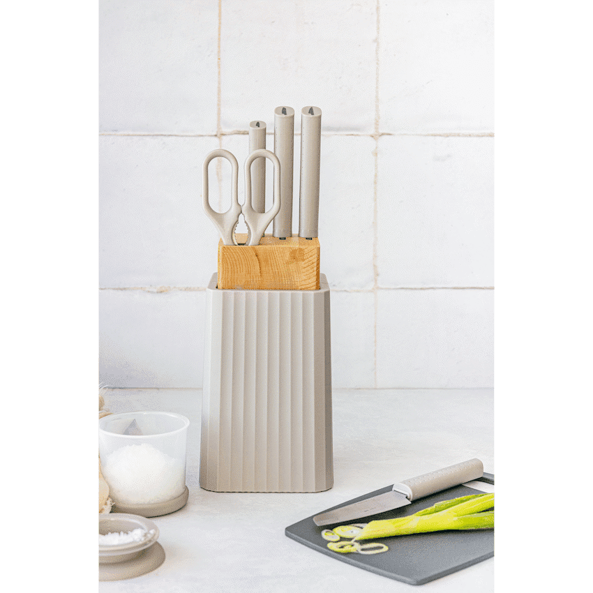 Kitchen Inspire 6pce Knife Block Set 4