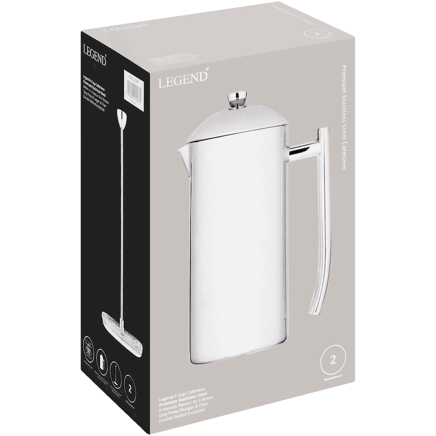 Legend Stainless steel 4 cup cafetiere 2