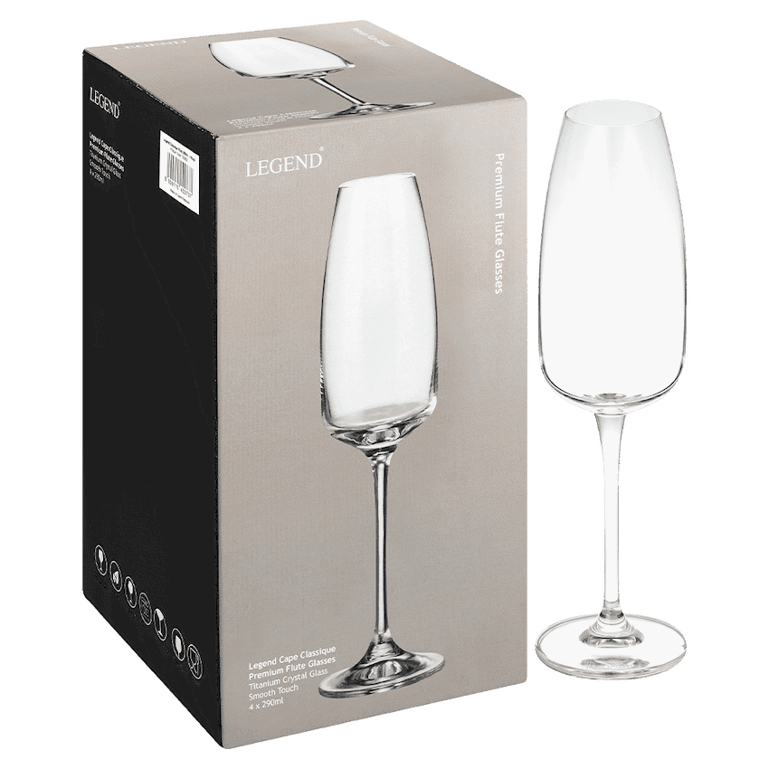 Legend Cape Classique Flute 290ml - 4 Pack 2