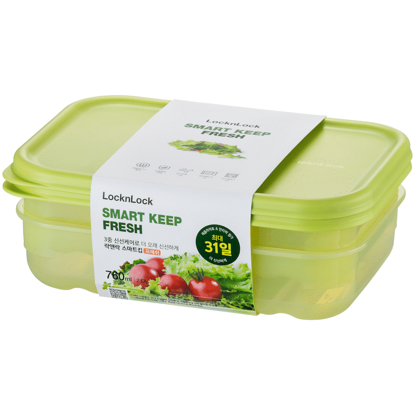 LocknLock Fresh Block rect 760ml 2pce