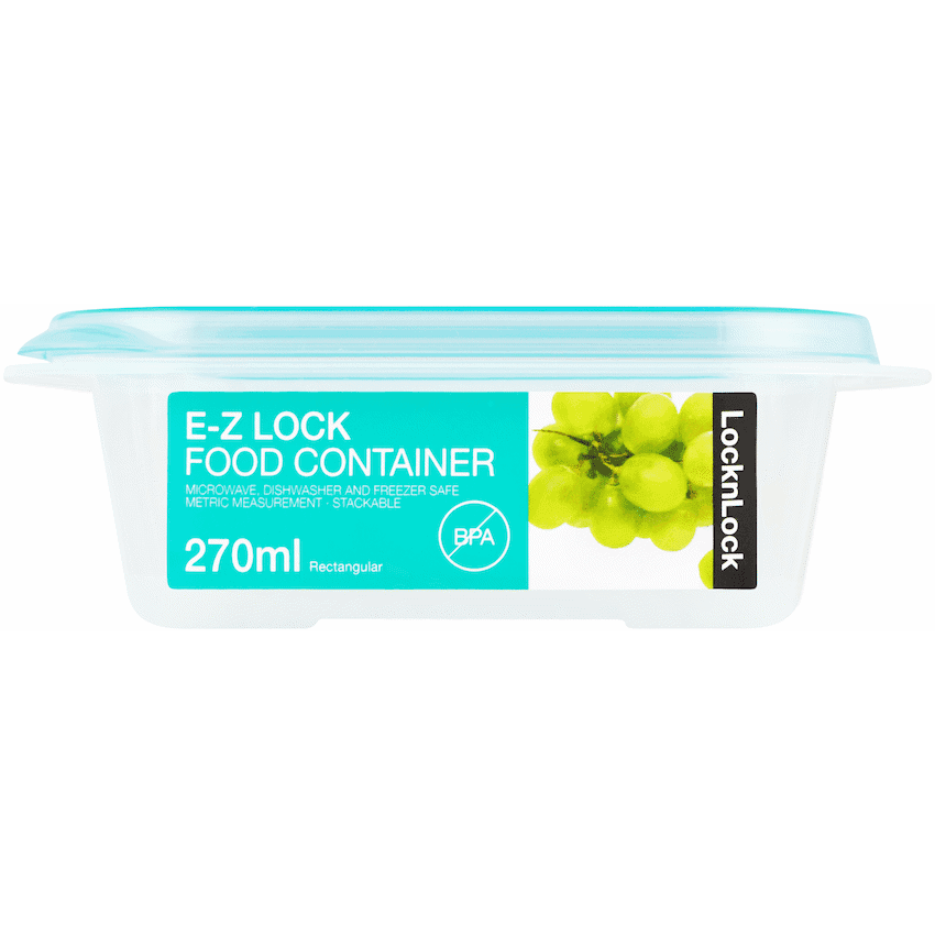 LocknLock EZ Lock rect 270ml blue 1