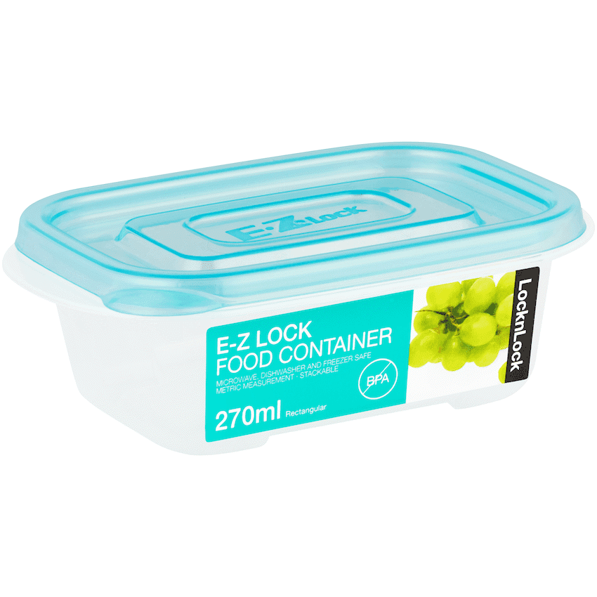 LocknLock EZ Lock rect 270ml blue 2