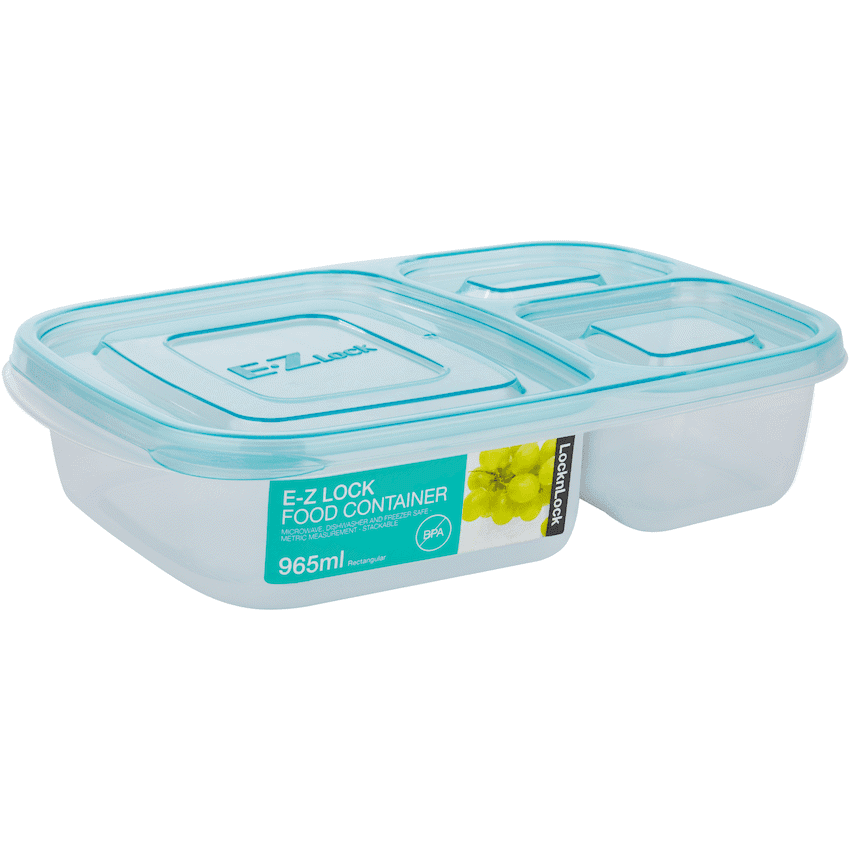 LocknLock EZ Lock rect 965ml blue 2