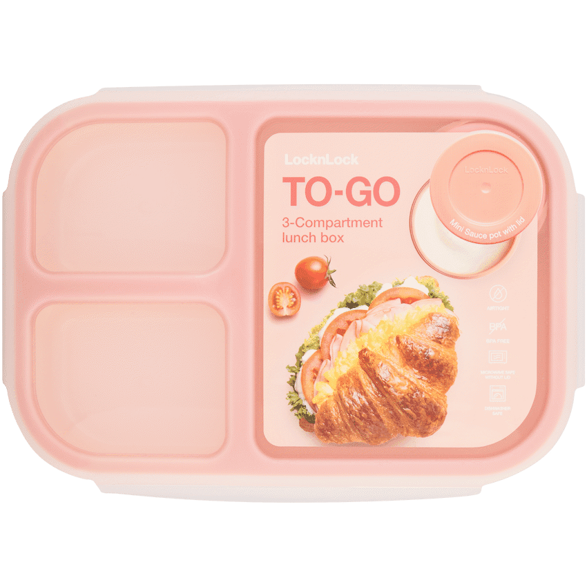LocknLock To-Go lunch box 980ml pink 2